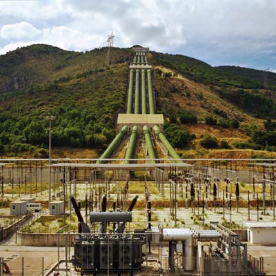 Presenzano – ENEL Hydroelectric power plant “Domenico Cimarosa”